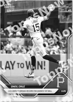Oneil Cruz - 2025 MLB Topps NOW® - Card 212 - PR: 993