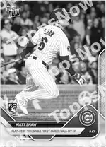 Matt Shaw - 2025 MLB Topps NOW® - Card 225