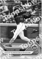 Francisco Lindor - 2025 MLB Topps NOW® - Card 234 - PR: 837