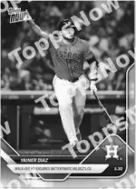 Yainer Diaz - 2025 MLB Topps NOW® - Card 236 - PR: 423