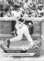 Francisco Lindor - 2025 MLB Topps NOW® - Card 245 - PR: 1029