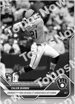 Caleb Durbin - 2025 MLB Topps NOW® - Card 269 - PR: 772