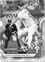 Zack Wheeler - 2025 MLB Topps NOW® - Card 278 - PR: 894