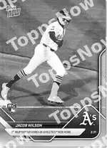 Jacob Wilson - 2025 MLB Topps NOW® - Card 27 - PR: 1266