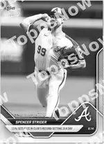 Spencer Strider - 2025 MLB Topps NOW® - Card 296 - PR: 633