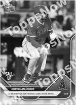 Christian Moore 2025 Topps NOW #304 Card Details