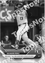 Salvador Perez - 2025 MLB Topps NOW® - Card 310 - PR: 580