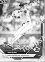 Chase Burns - 2025 MLB Topps NOW® - Card 345- PR: 5402