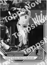 Gunnar Henderson 2025 Topps NOW #368 Card Details