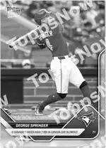George Springer - 2025 MLB Topps NOW® - Card 369 - PR: 483