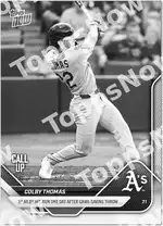 Colby Thomas 2025 Topps NOW #371 Card Details