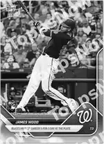 James Wood 2025 Topps NOW #378 Card Details