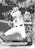 Roki Sasaki 2025 Topps NOW #3 カード情報