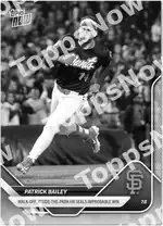 Patrick Bailey - 2025 MLB Topps NOW® - Card 404 - PR: 1080