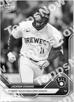 Jackson Chourio - 2025 MLB Topps NOW® - Card 406 - PR: 947