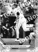 Gunnar Henderson - 2025 MLB Topps NOW® - Card 411 - PR: 613