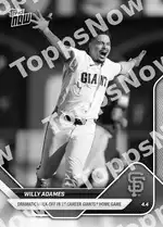 Willy Adames - 2025 MLB Topps NOW® - Card 41 - PR: 677