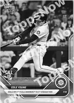 Cole Young - 2025 MLB Topps NOW® - Card 442 - PR: 731