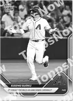Eugenio Suárez - 2025 MLB Topps NOW® - Card 444 - PR: 428
