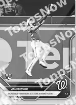 James Wood - 2025 MLB Topps NOW® - Card 44 - PR: 1698