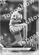 Rich Hill - 2025 MLB Topps NOW® - Card 453 - PR: 957