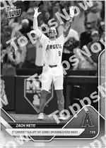 Zach Neto - 2025 MLB Topps NOW® - Card 465 - PR: 978
