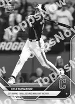 Kyle Manzardo - 2025 MLB Topps NOW® - Card 495 - PR: 317