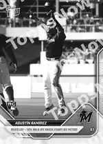 Agustín Ramírez - 2025 MLB Topps NOW® - Card 496 - PR: 475