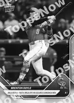Brenton Doyle - 2025 MLB Topps NOW® - Card 497 - PR: 389