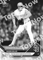 Mason Miller 2025 Topps NOW #498 カード情報