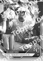 Salvador Perez - 2025 MLB Topps NOW® - Card 502 - PR: 531
