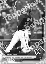 James Wood - 2025 MLB Topps NOW® - Card 50 - PR: 1256