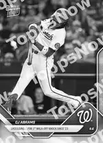 CJ Abrams - 2025 MLB Topps NOW® - Card 525 - PR: 359