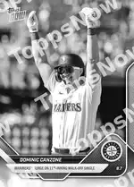 Dominic Canzone - 2025 MLB Topps NOW® - Card 529 - PR: 456