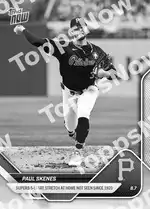 Paul Skenes - 2025 MLB Topps NOW® - Card 531 - PR: 3504