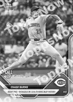 Chase Burns - 2025 MLB Topps NOW® - Card 532 - PR: 1249