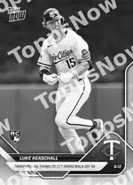 Luke Keaschall - 2025 MLB Topps NOW® - Card 543 - PR: 1378