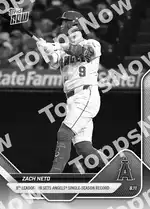 Zach Neto - 2025 MLB Topps NOW® - Card 549 - PR: 595