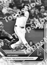 José Ramírez - 2025 MLB Topps NOW® - Card 551 - PR: 966