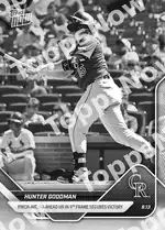 Hunter Goodman 2025 Topps NOW #554 Card Details