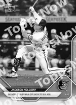 Jackson Holliday - 2025 MLB Topps NOW® - Card 555 - PR: 1457