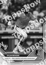 Dylan Beavers 2025 Topps NOW #564 Card Details