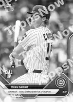 Owen Caissie 2025 Topps NOW #579 Card Details