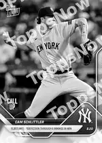 Cam Schlittler 2025 Topps NOW #587 Card Details