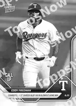 Cody Freeman 2025 Topps NOW #599 Card Details