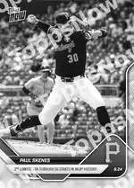 Paul Skenes - 2025 MLB Topps NOW® - Card 603 - PR: 4298