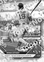 Roman Anthony 2025 Topps NOW #607 カード情報