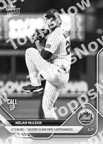 Nolan McLean 2025 Topps NOW #616 Card Details