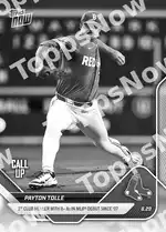 Payton Tolle - 2025 MLB Topps NOW® - Card 626 - PR: 4205