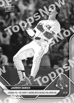 Jarren Duran 2025 Topps NOW #636 カード情報